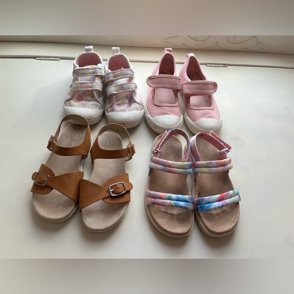 Cat and Jack toddler shoe lot 9 toddler